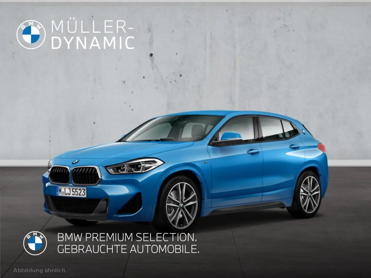 BMW X2 xDrive20d M SPORT LED HUD AHK NAVI+ KOMFORTZUG Blau - 1