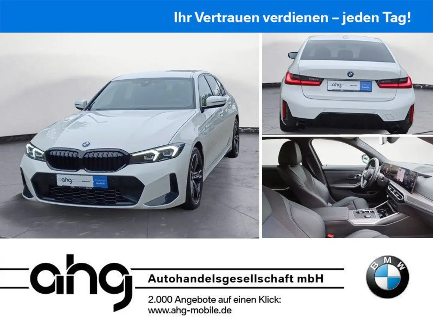 BMW 318 i *MSport*Shadow*Klima*DAB*Navi*LED*PDC*SHZ* Weiß - 1