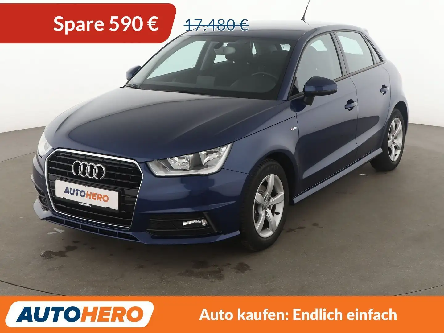 Audi 1.0 TFSI Aut.*PDC*SHZ*KLIMA* Bleu - 1