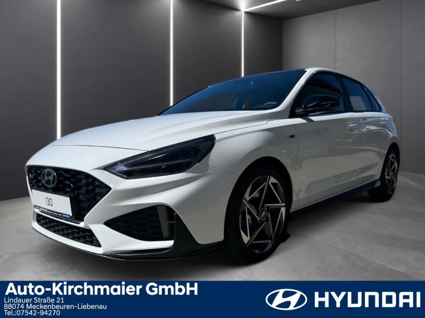 Hyundai i30 N Line Mild-Hybrid 1.5 T-GDI Sportpaket Panodach L Blanc - 1