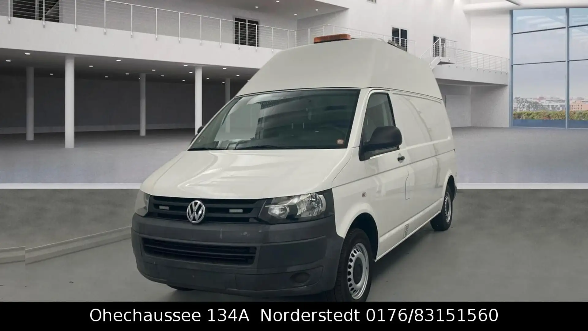 Volkswagen T5 Transporter Kasten Hochdach lang 1Hand Top Fehér - 1