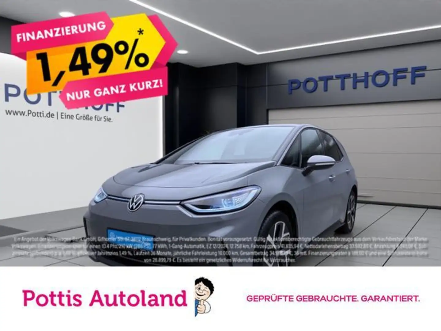 Volkswagen ID.3 PRO NAVI KAMERA PDC SITZHZG LM19 Grau - 1