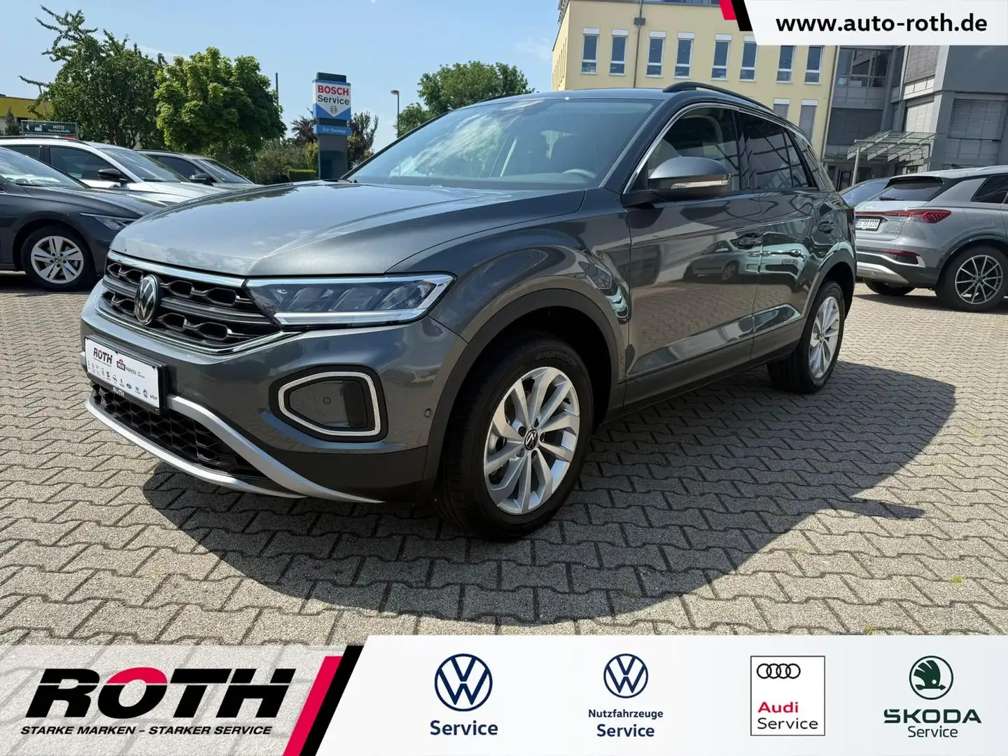 Volkswagen T-Roc 1.5 TSI DSG *LED*Kamera*ACC*DAB* Grau - 1