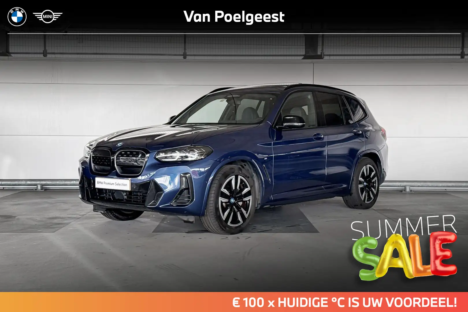 BMW iX3 Executive 80 kWh | Summer Sale 100 Blauw - 1
