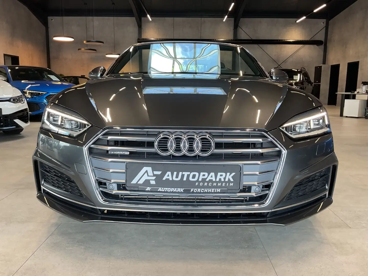 Audi A5 Cabrio 2.0 TFSI qu. 3x S line B&O HUD Matrix Grau - 2