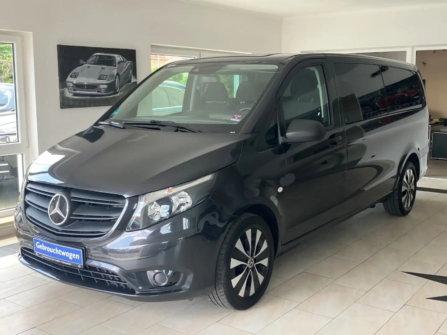 Mercedes-Benz Vito Pro lang 119 CDI 9G 9Si. elektr.Tür Zwart - 1