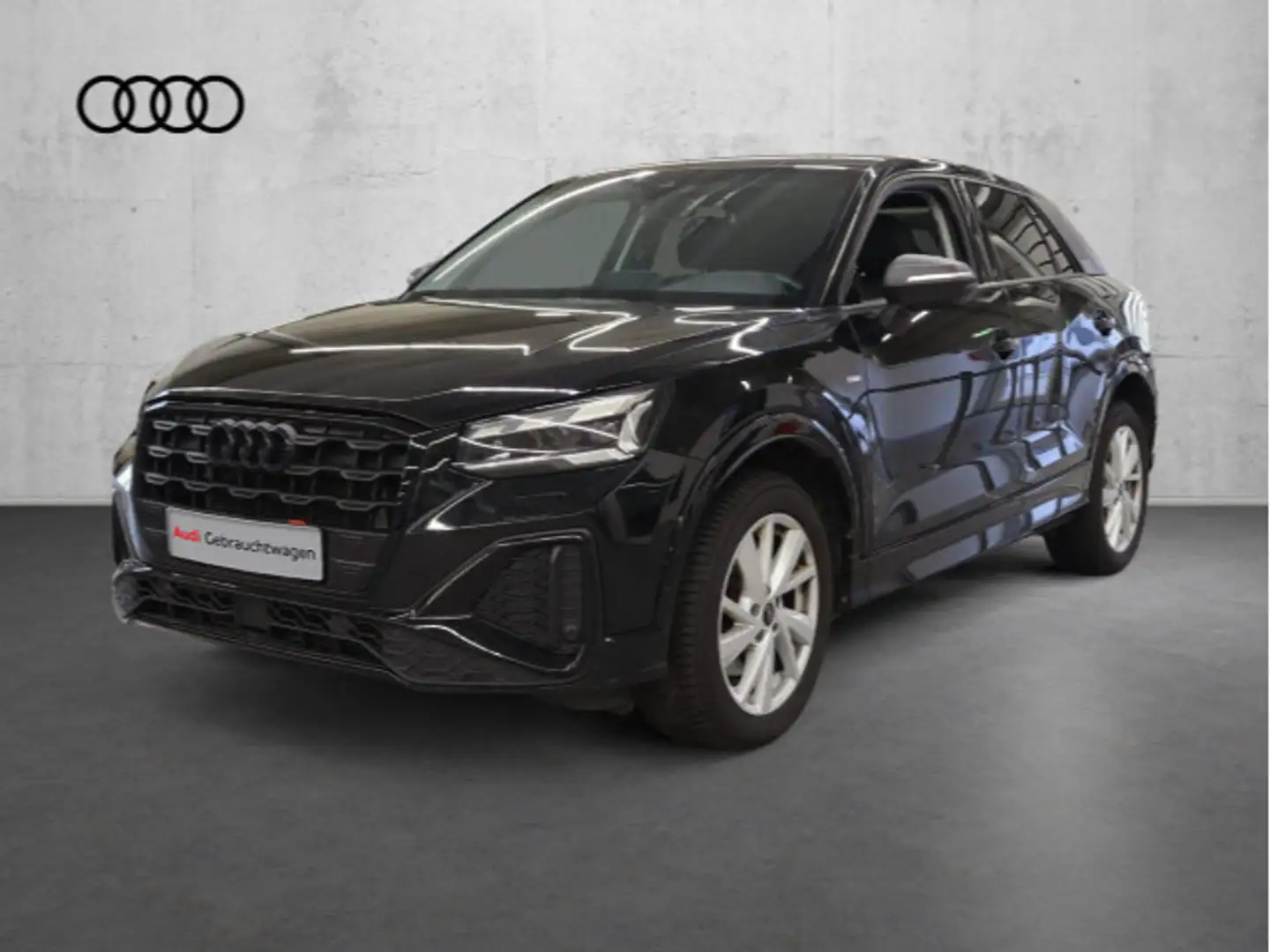 Audi Q2 35 TFSI S LINE LM19 MATRIX STYLE-PKT MATT AHK Schwarz - 2