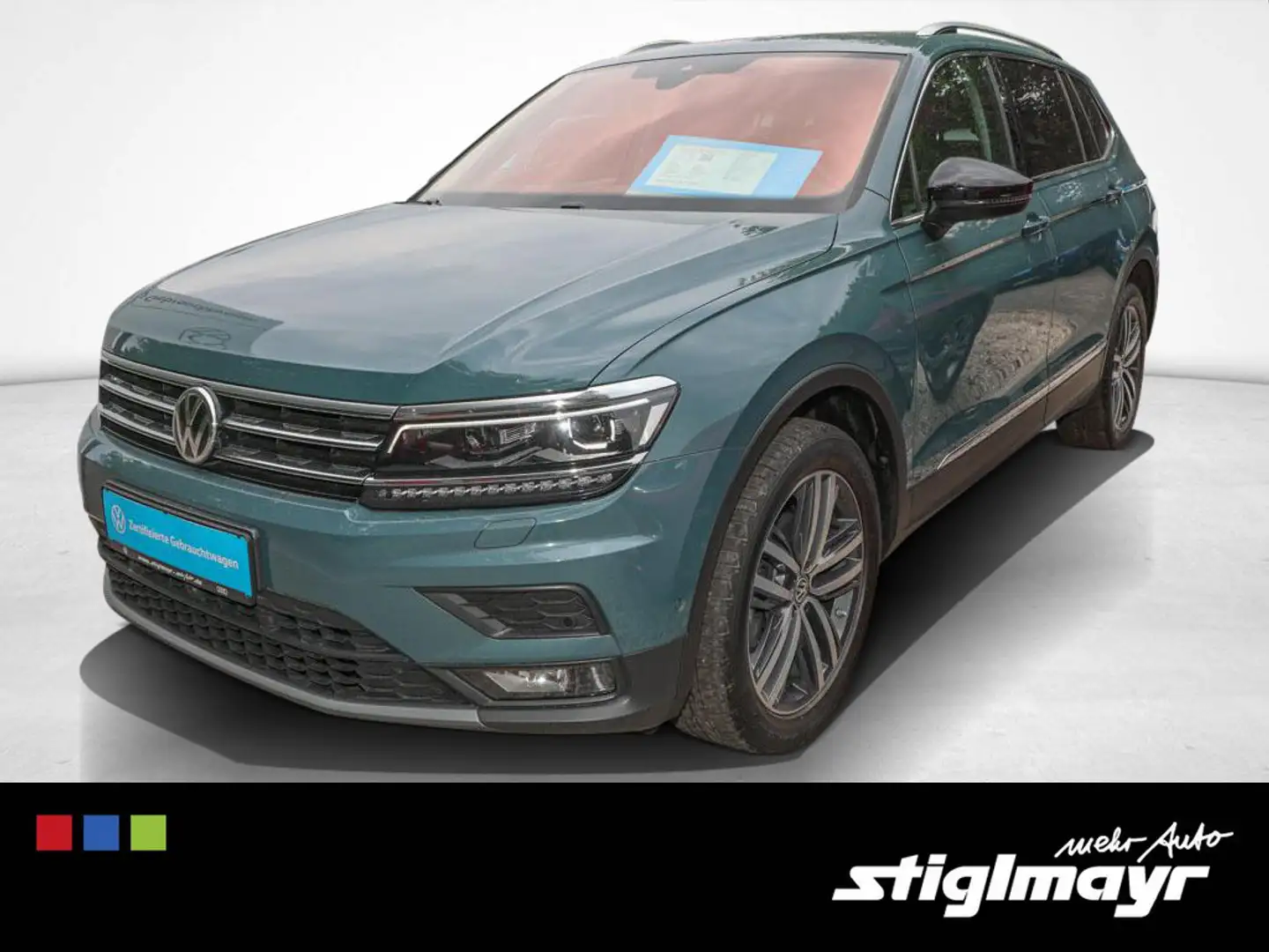 Volkswagen Tiguan Allspace 2.0 TDI AHK+HUD+LED+PANO+STANDHZ Blau - 1