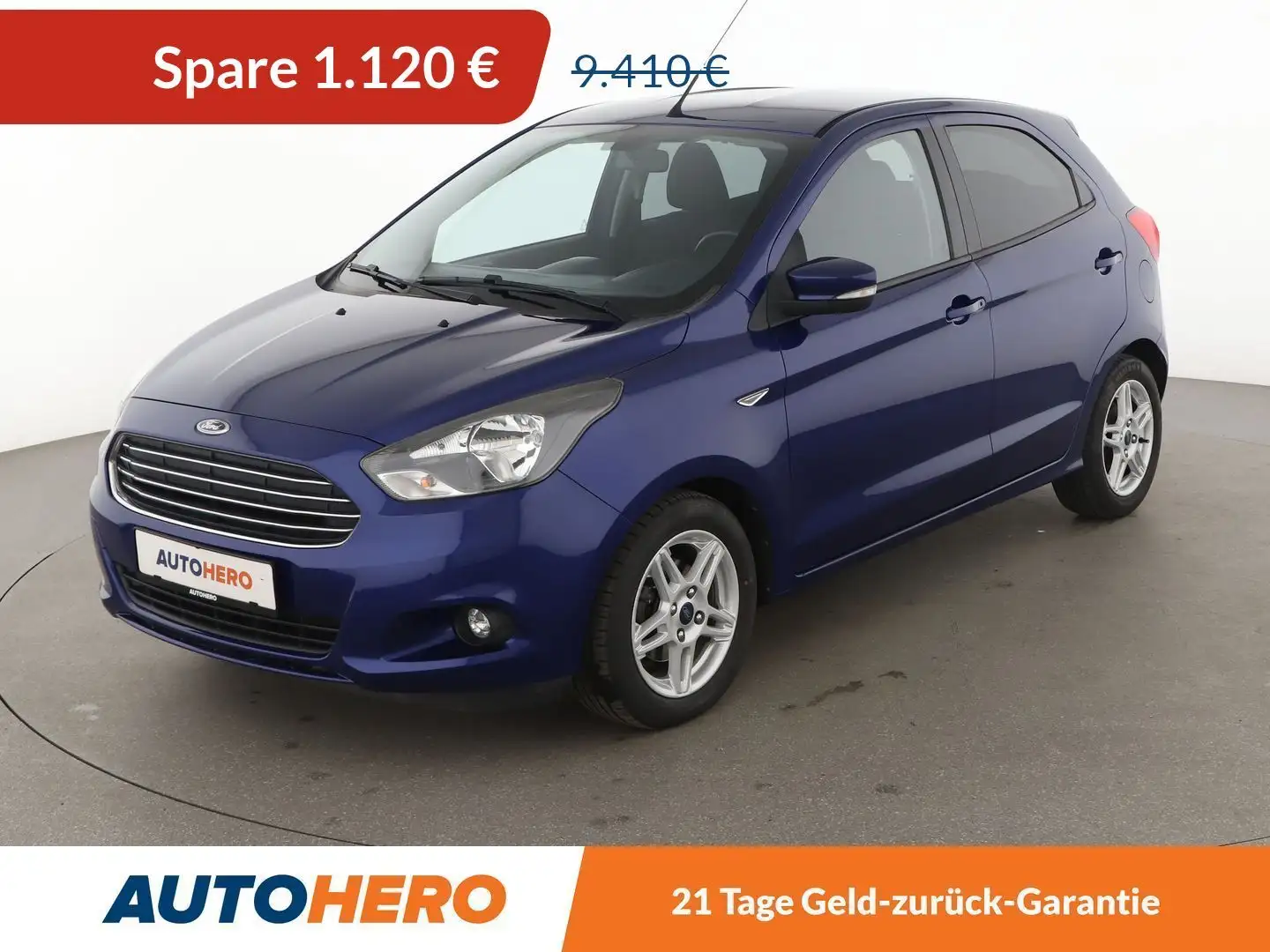 Ford Ka/Ka+ 1.2 Ti-VCT Cool&Sound *TEMPO*PDC*SHZ*ALU*KLIMA* Blau - 1