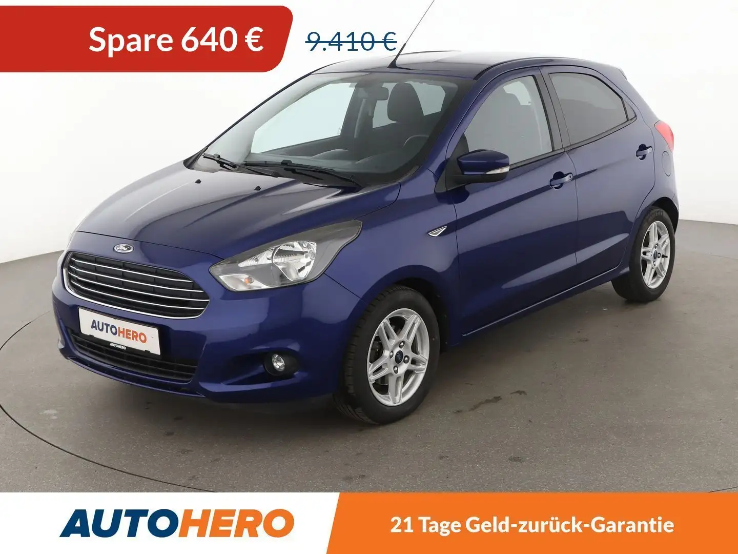 Ford Ka/Ka+ 1.2 Ti-VCT Cool&Sound *TEMPO*PDC*SHZ*ALU*KLIMA* Blau - 1