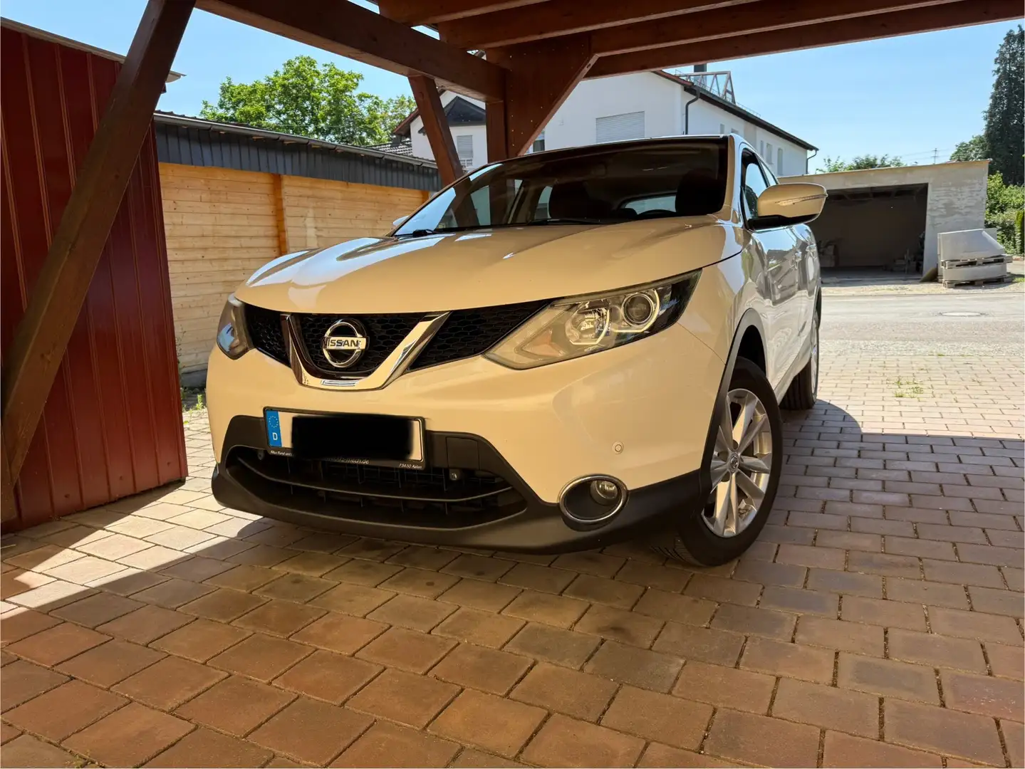 Nissan Qashqai Acenta 1.6 dCi Sitzheizung, TÜV , Klimaservice ne Weiß - 1