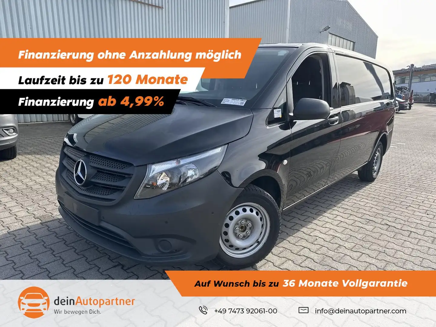 Mercedes-Benz Vito Kasten 116CDI RWD extralang /NAVI/RFK/PDC/SHZ/DAB Schwarz - 1