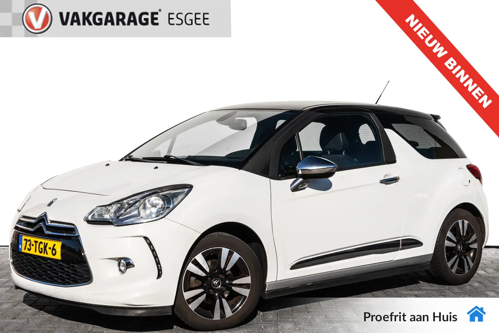 Citroen DS3 1.6 93 PK e-HDi So Chic MEENEEMPRIJS TREKHAAK . | Blanc - 1
