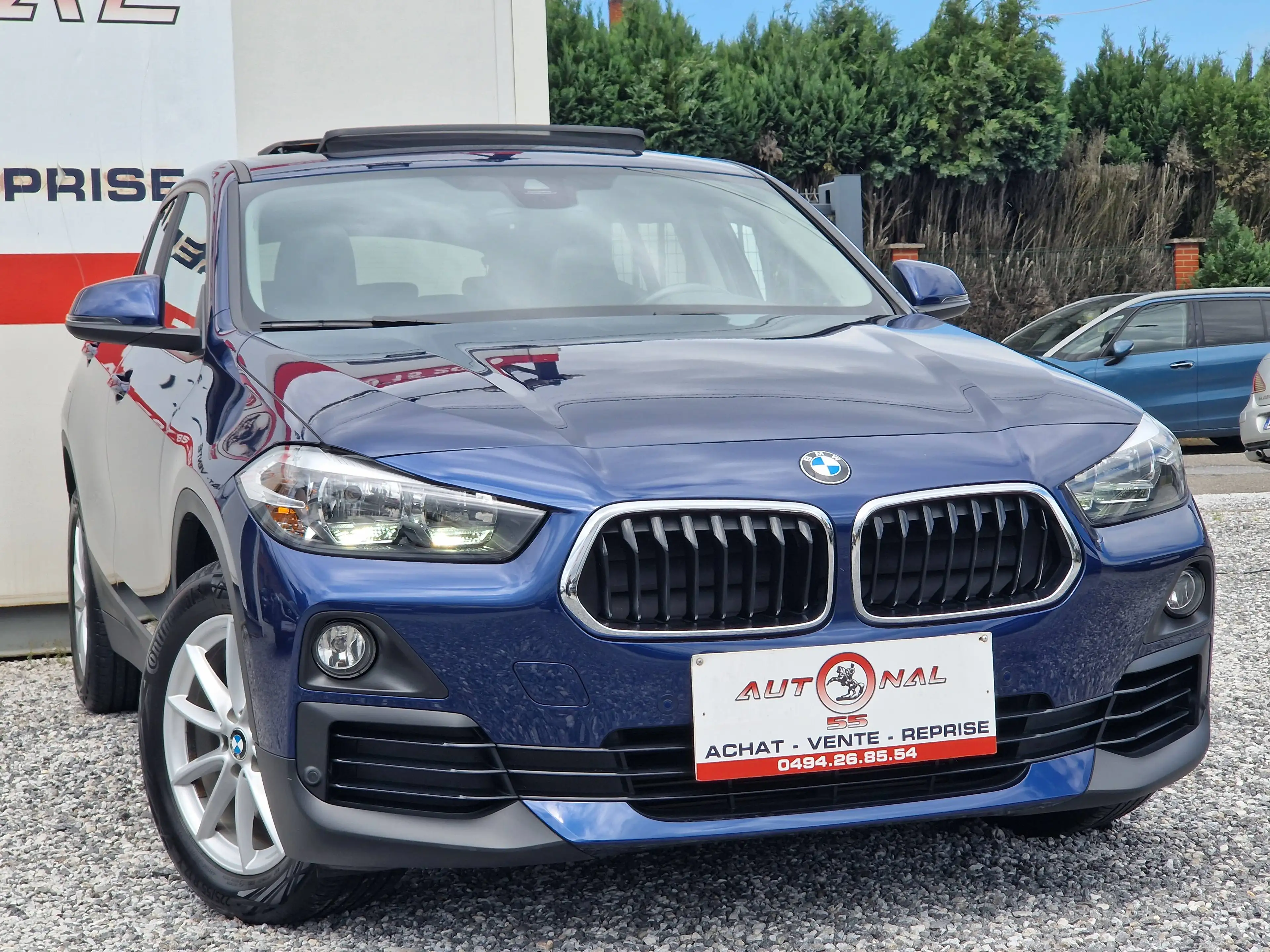 BMW X2 1.5iAS sDrive18*1°PROPRIO*CARNET*BOITE AUTO*TOIT PANO OUVRANT*CAMERA*GPS*CUIR — photo 2