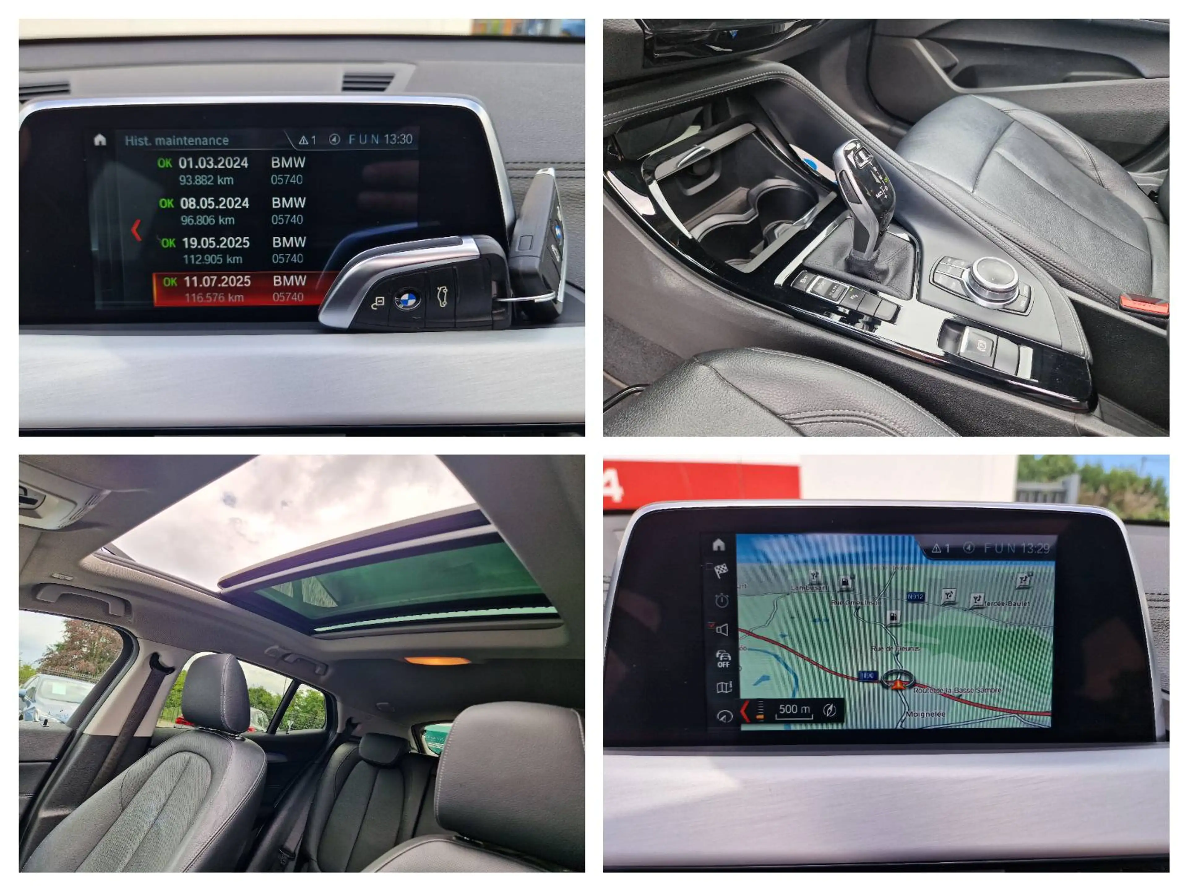 BMW X2 1.5iAS sDrive18*1°PROPRIO*CARNET*BOITE AUTO*TOIT PANO OUVRANT*CAMERA*GPS*CUIR — photo 8