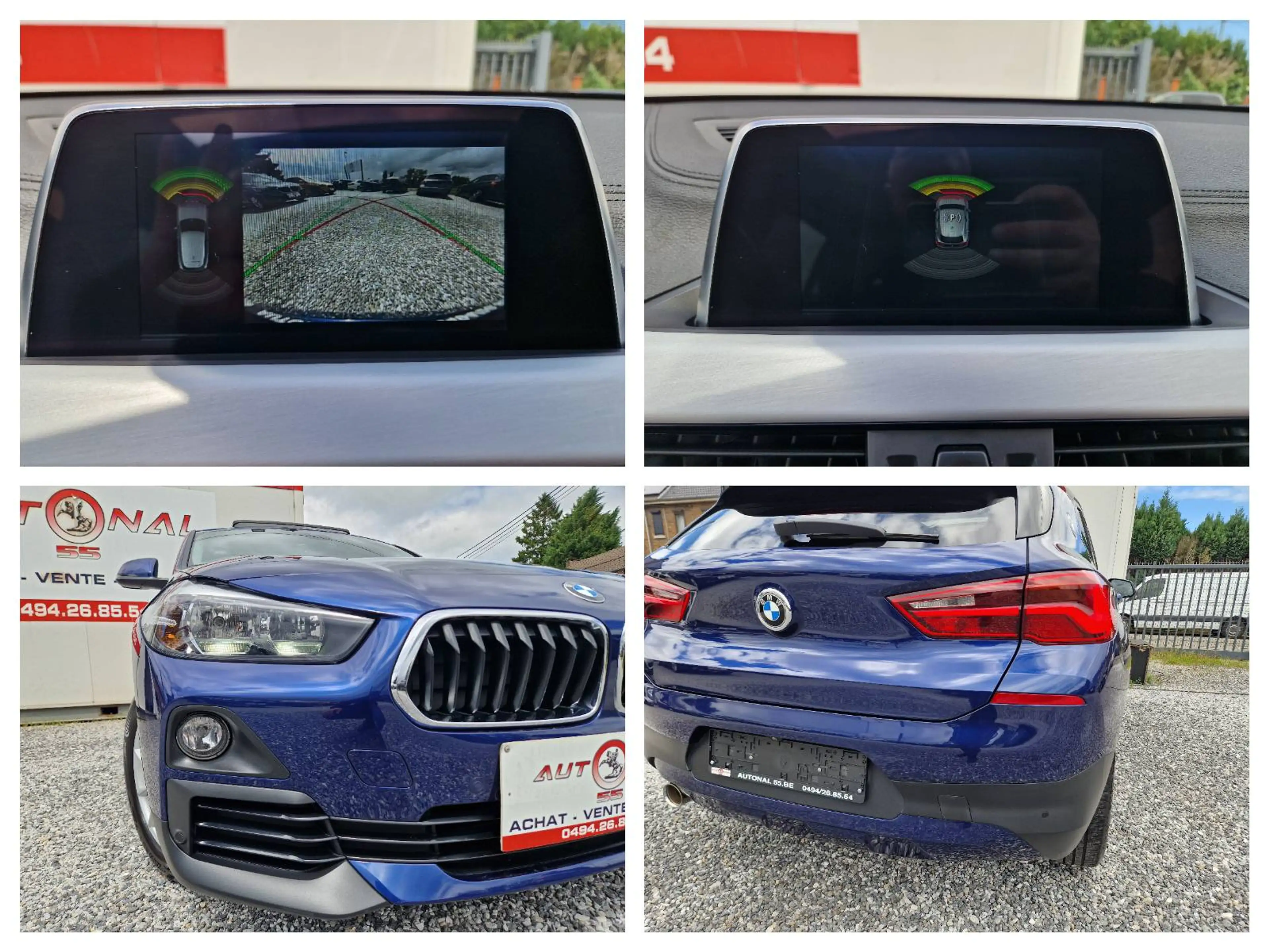 BMW X2 1.5iAS sDrive18*1°PROPRIO*CARNET*BOITE AUTO*TOIT PANO OUVRANT*CAMERA*GPS*CUIR — photo 9