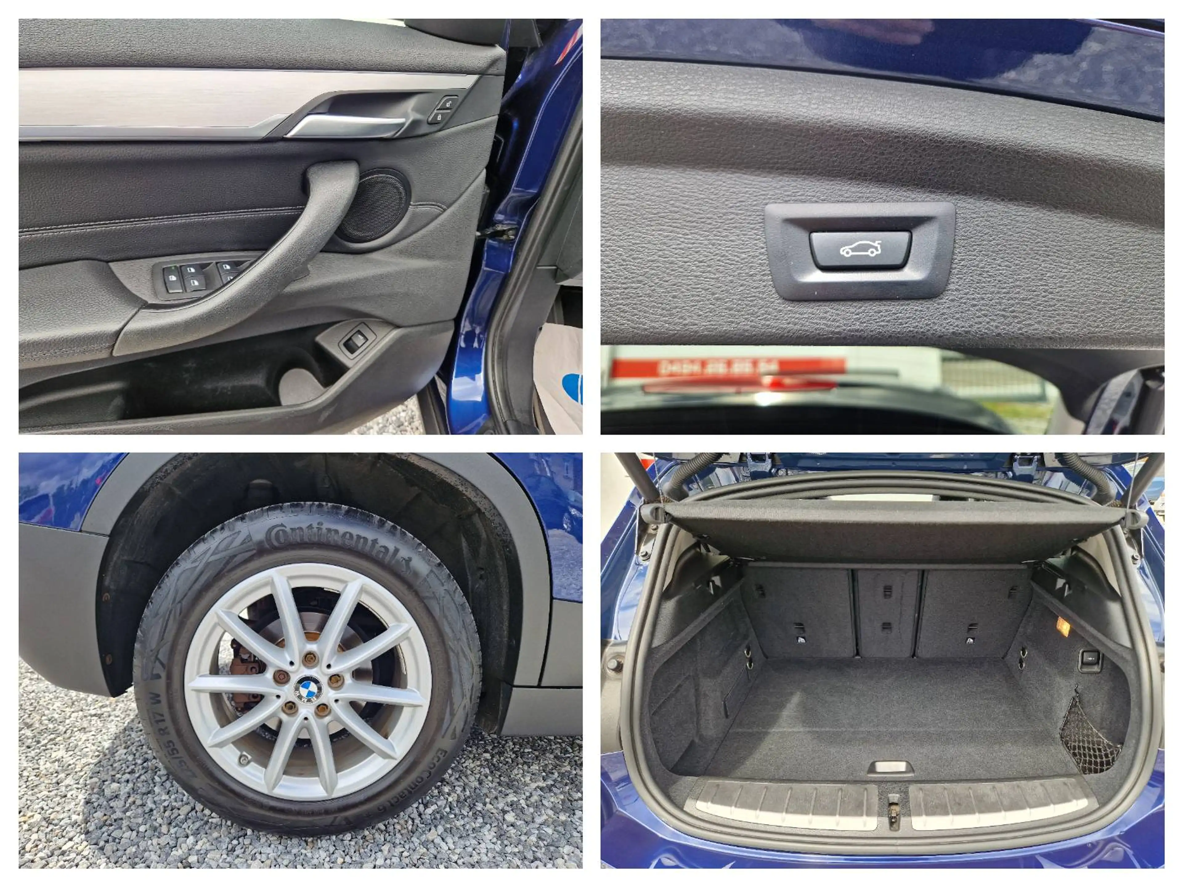 BMW X2 1.5iAS sDrive18*1°PROPRIO*CARNET*BOITE AUTO*TOIT PANO OUVRANT*CAMERA*GPS*CUIR — photo 11
