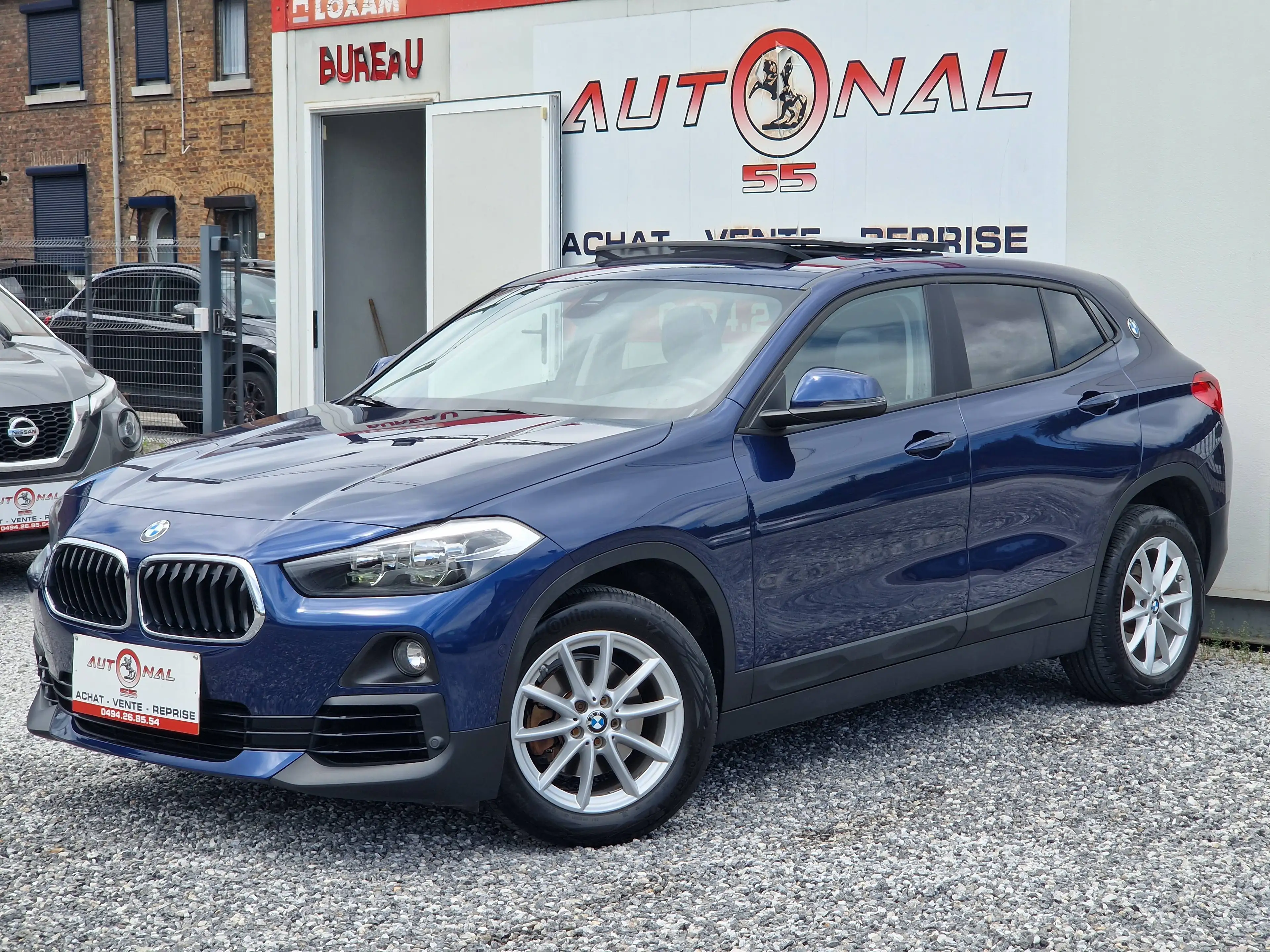 BMW X2 1.5iAS sDrive18*1°PROPRIO*CARNET*BOITE AUTO*TOIT PANO OUVRANT*CAMERA*GPS*CUIR — photo 14