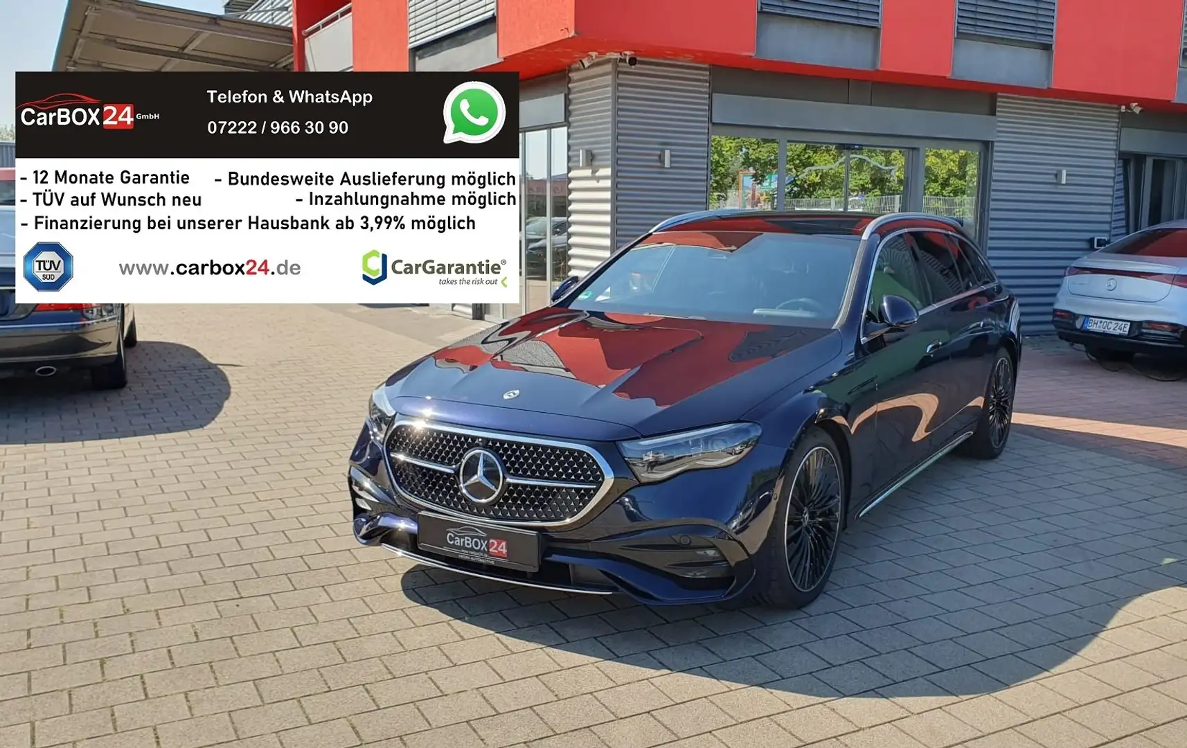 Mercedes-Benz E 220 E 220 d AMG Line Advanced Plus Blau - 1