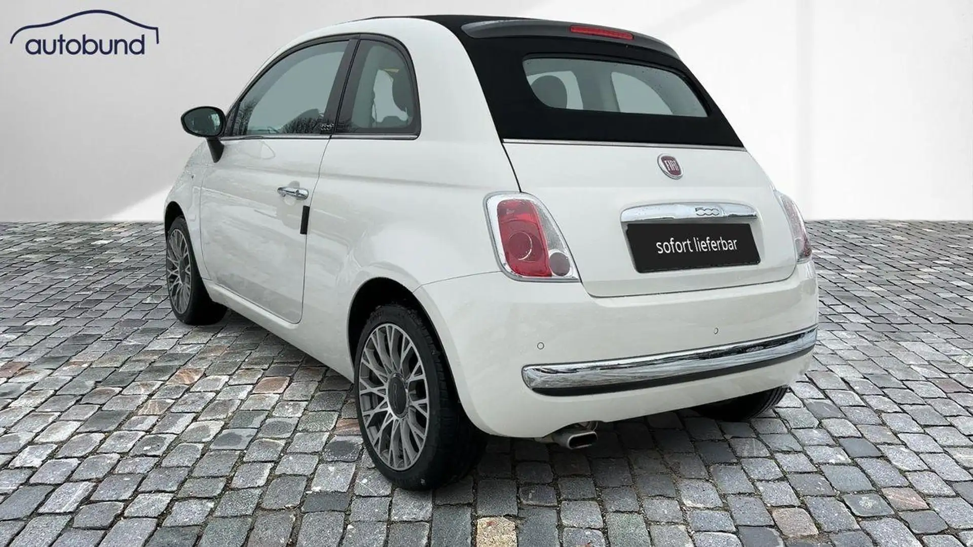 Fiat 500 C 1,2 8V Lounge Alu PDC Weiß - 2