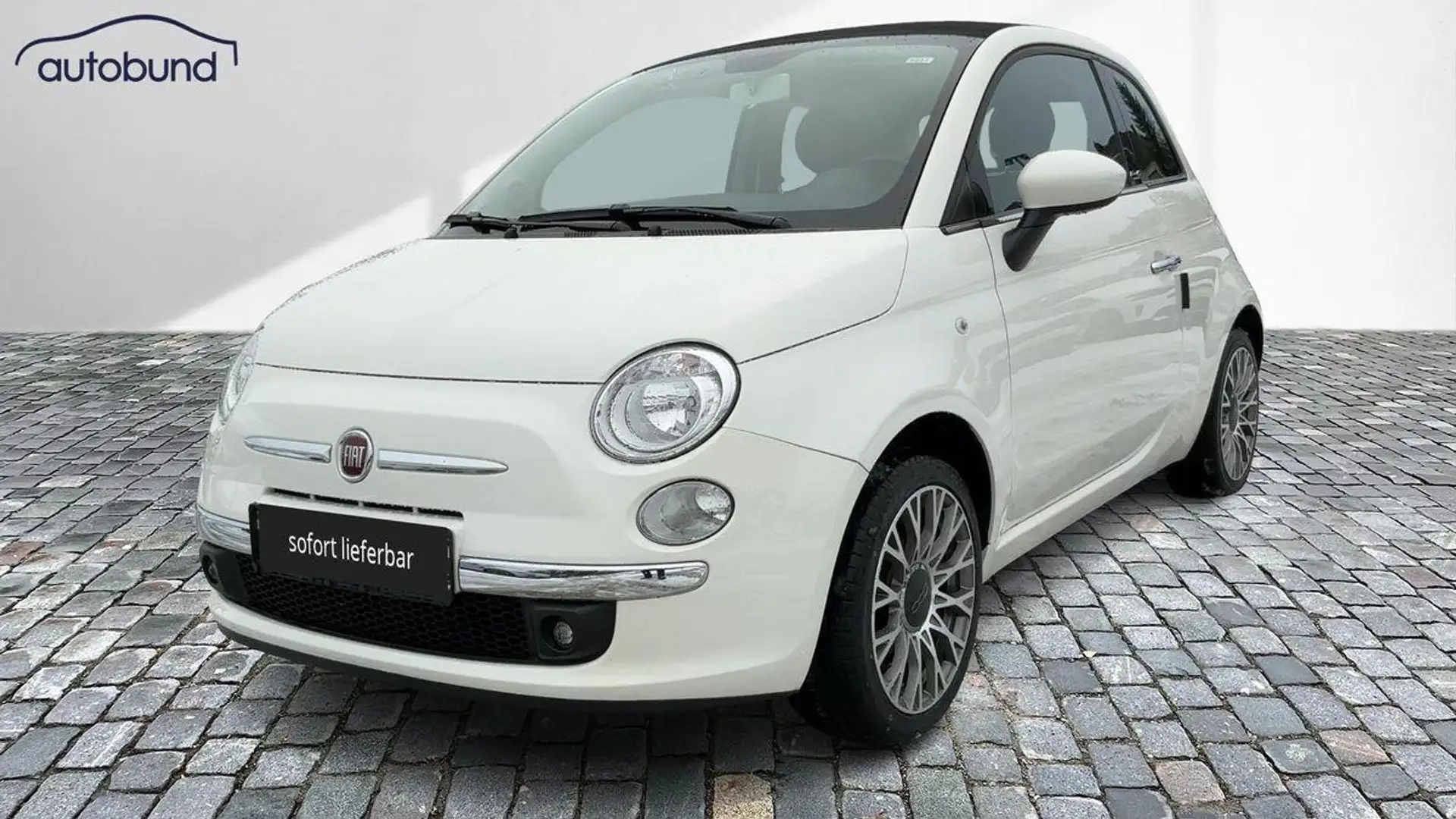 Fiat 500 C 1,2 8V Lounge Alu PDC Weiß - 1
