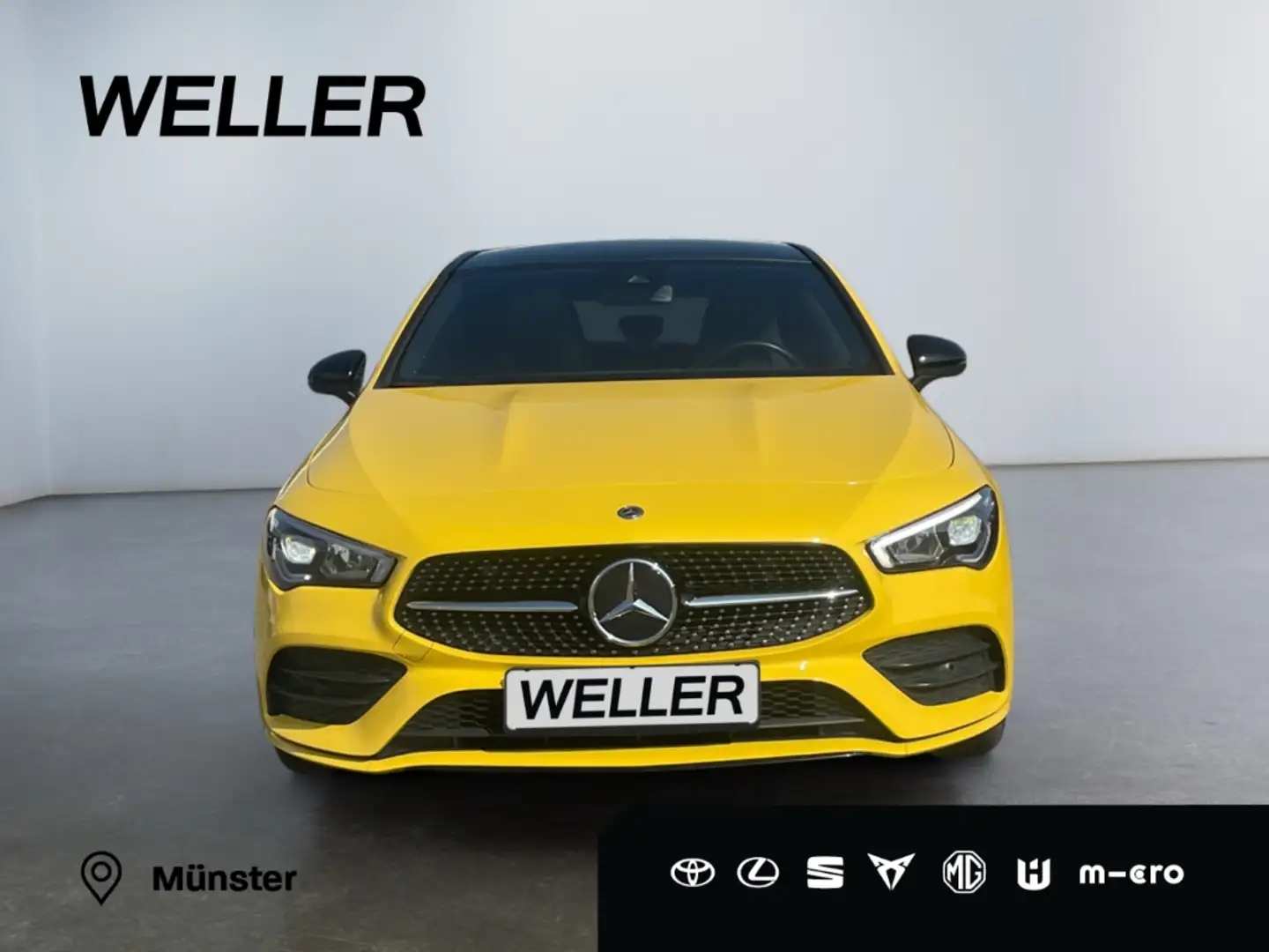 Mercedes-Benz CLA 250 7G AMG *LED*Pano*Burmerster*Night* Gelb - 2