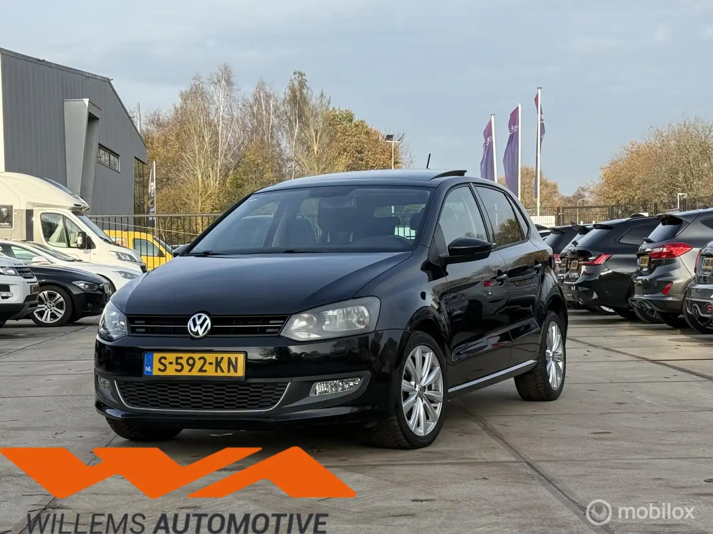 Volkswagen Polo 1.2 Style -Cruise-Pano-17’inch Schwarz - 1