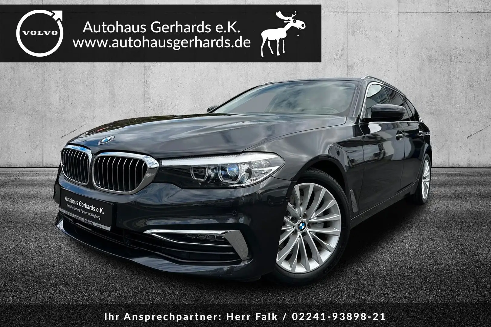 BMW 520 i Touring Luxury Line HiFi, Kamera, Keyless Gris - 1