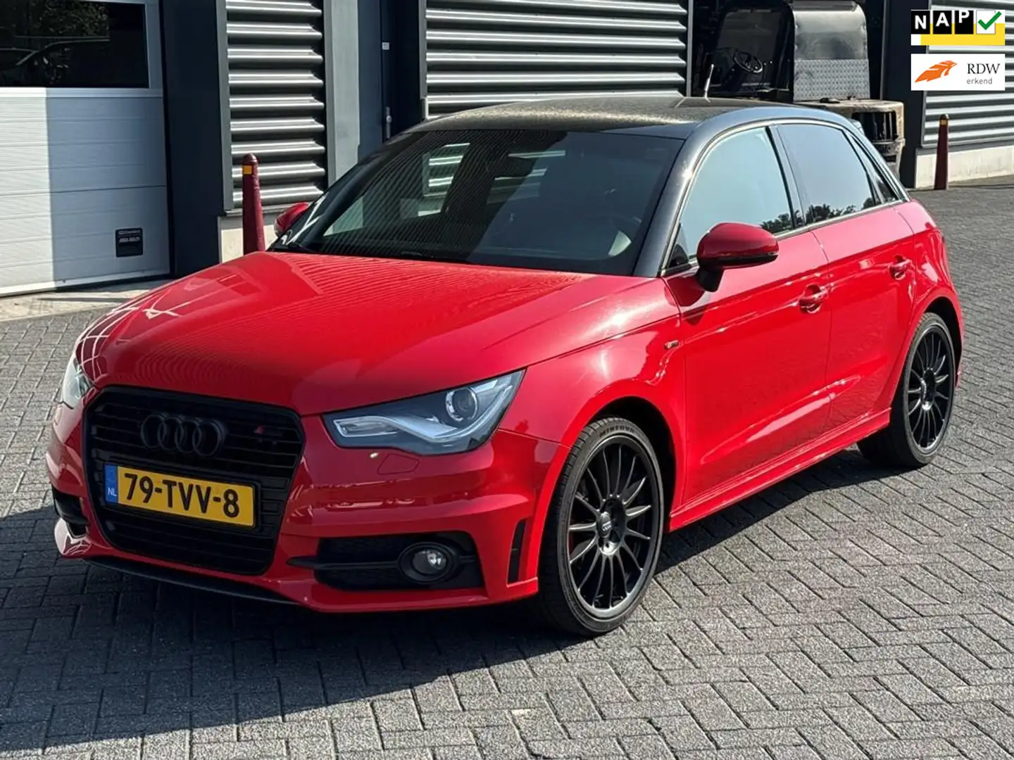 Audi A1 Sportback 1.2 TFSI Pro Line S 3x s-line bj 2012 me Rood - 1