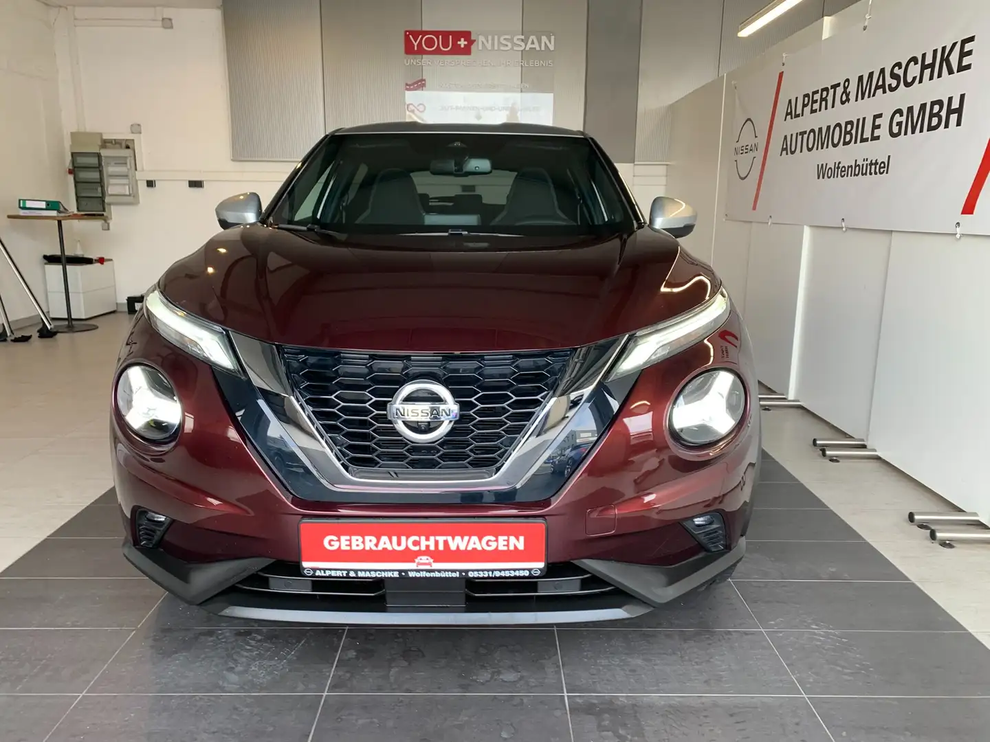 Nissan Juke N-Connecta 1,0 DIG-T /Navi/SHZ/360°Kam/ProPilot Rouge - 2
