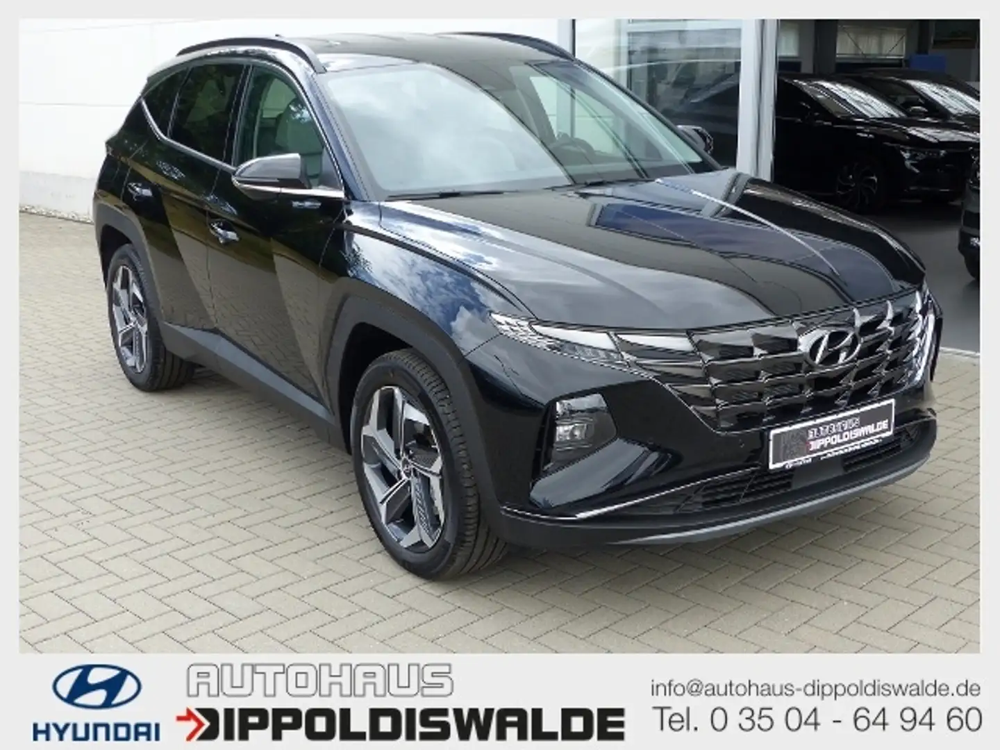 Hyundai TUCSON 1.6 T-GDI 4WD Aut. Prime *LED*KRELL*PDC* Schwarz - 1