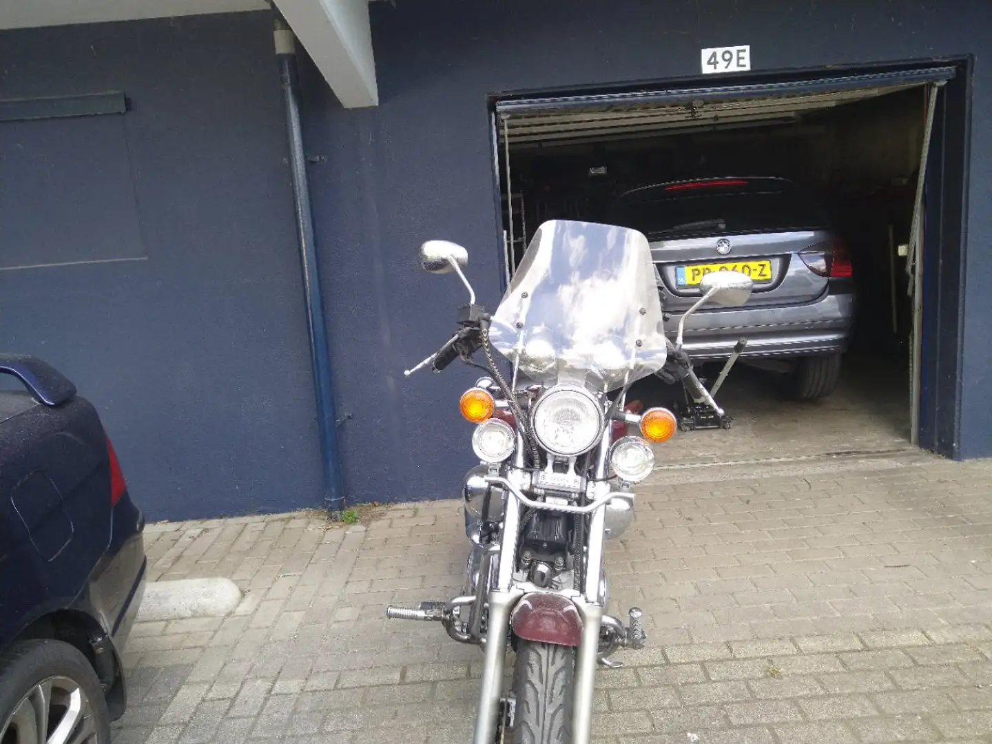 Yamaha XV 750 Rood - 2