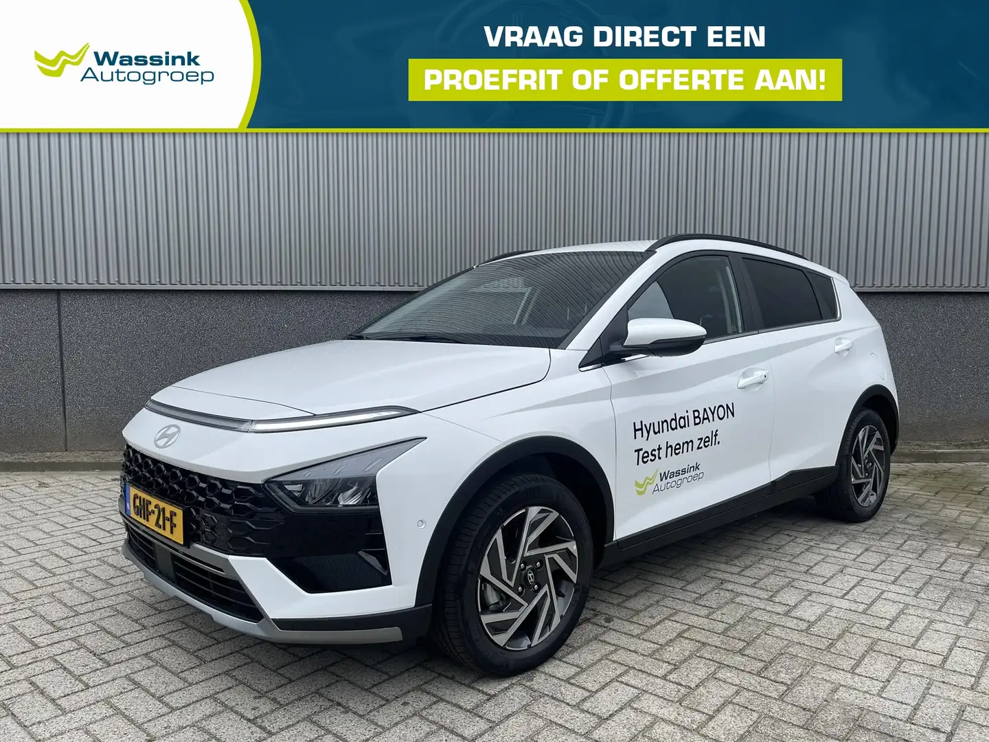 Hyundai BAYON 1.0 T-GDI 48V 100PK 7DCT Premium | Navigatie | Dod Wit - 1