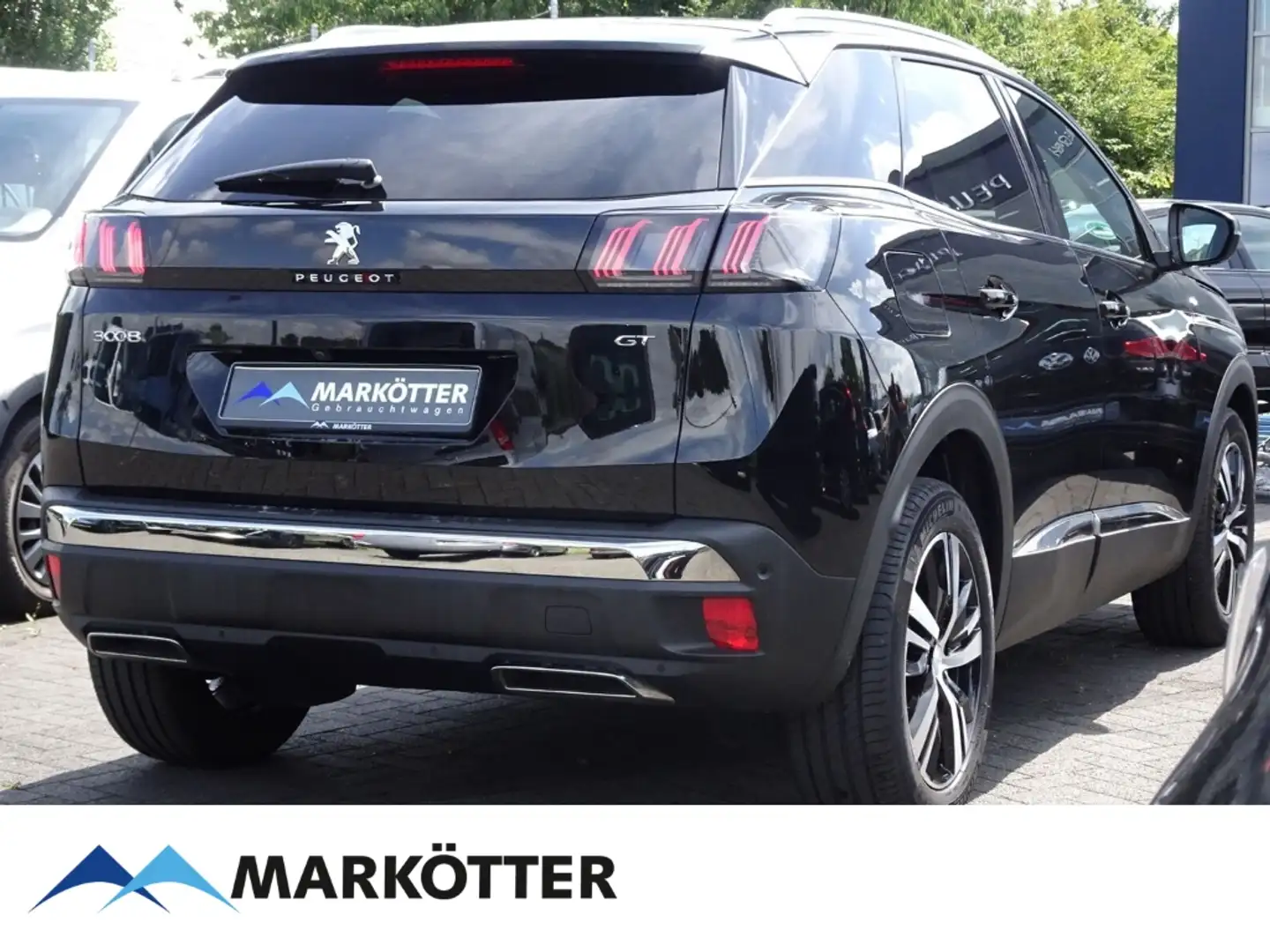 Peugeot 3008 GT 1.2 PureTech 130/LED/NAVI/PDC/180°CAM/ Negro - 2