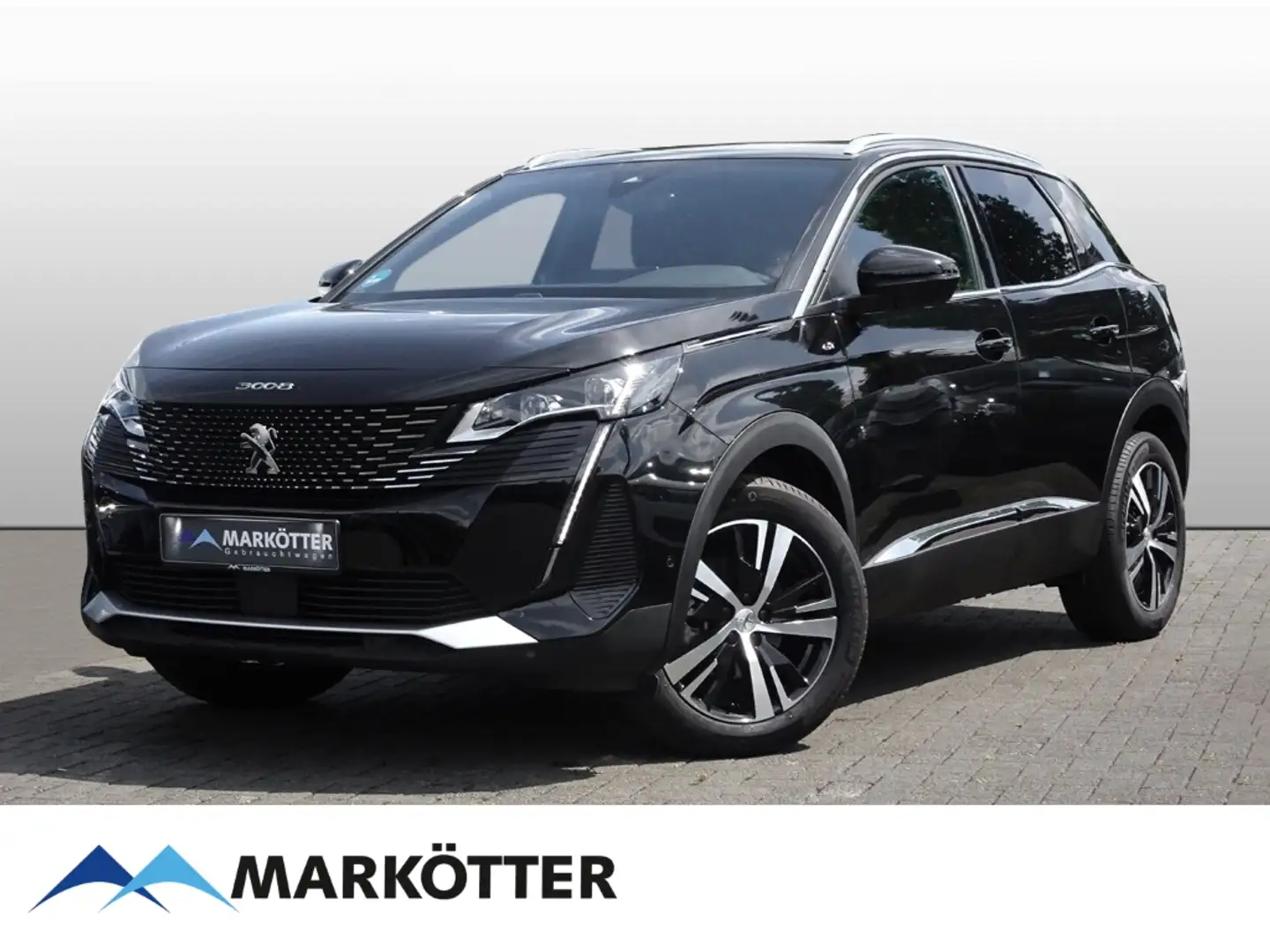 Peugeot 3008 GT 1.2 PureTech 130/LED/NAVI/PDC/180°CAM/ Negro - 1