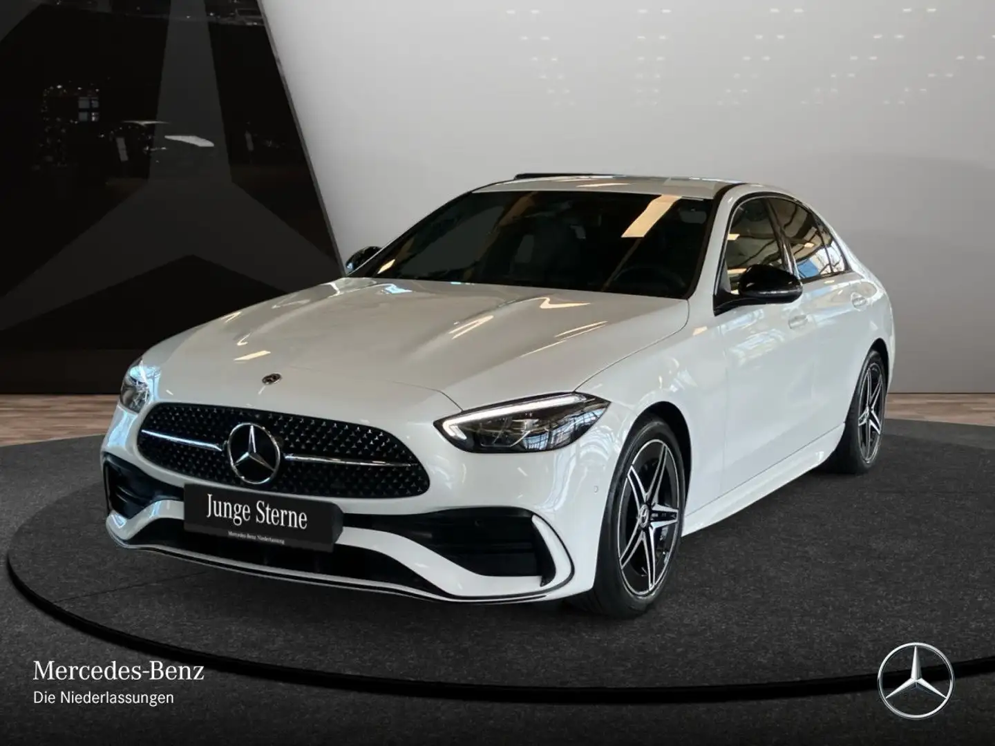 Mercedes-Benz C 180 AMG+NIGHT+LED+KAMERA+KEYLESS+9G Weiß - 2