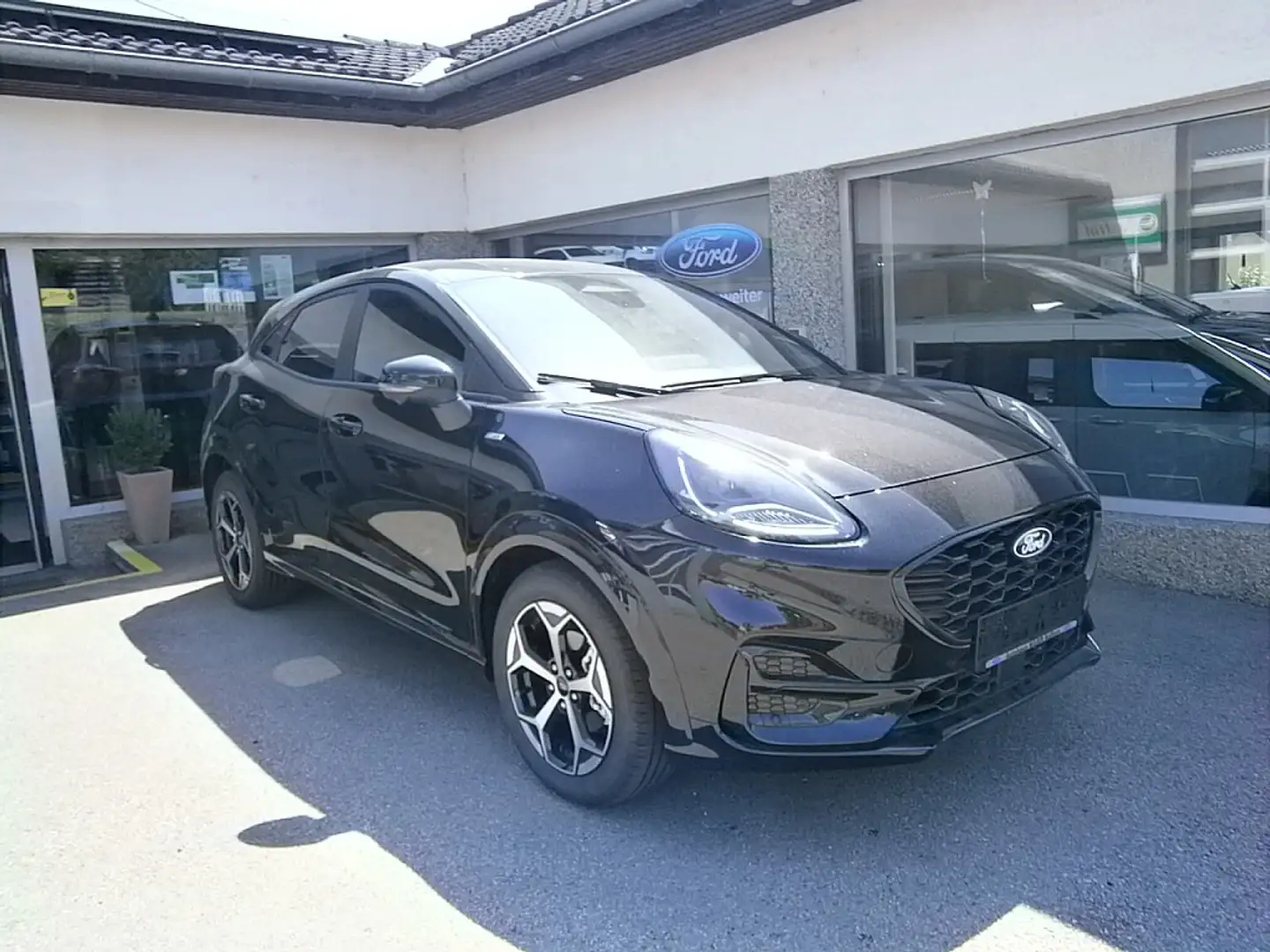 Ford Puma 1,0 EcoBoost Hybrid ST-Line Zwart - 1