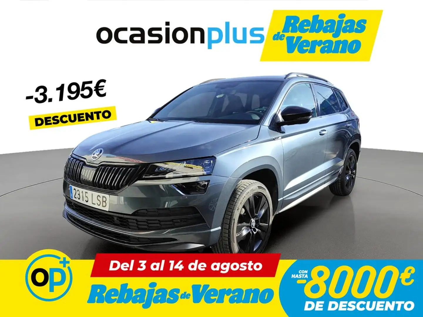 Skoda Karoq 1.5 TSI Sportline ACT DSG Gris - 1