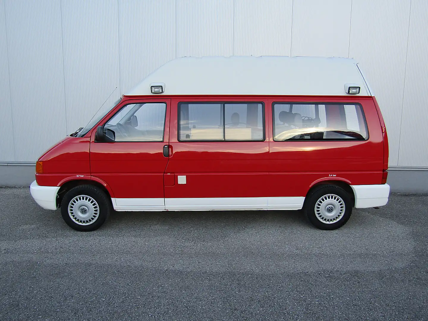 Volkswagen T4 Kombi 2-2-2-3 HR 2,5 lg. TDI Czerwony - 2
