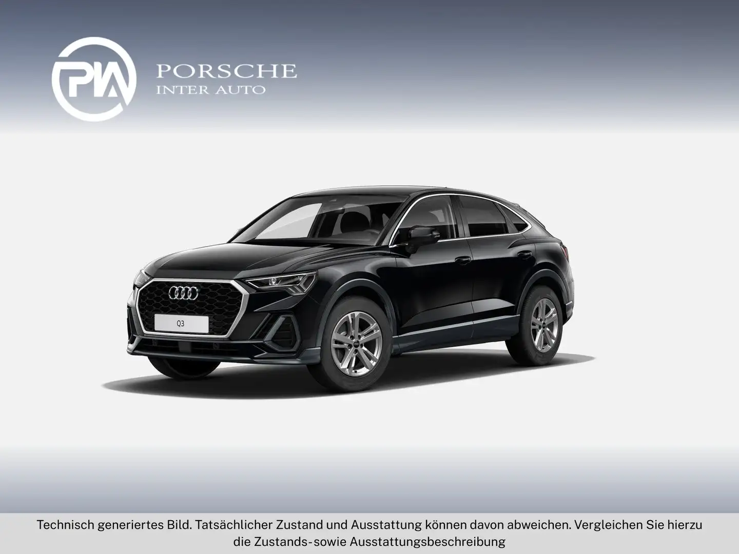 Audi Q3 35 TDI Schwarz - 1