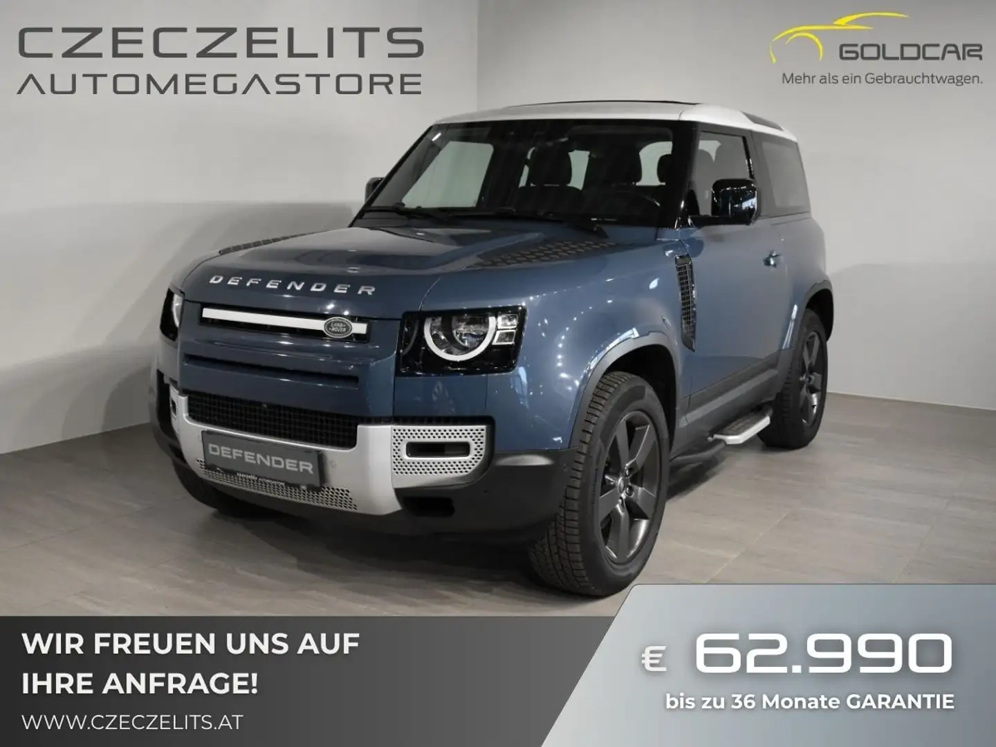 Land Rover Defender 90 S D200 AWD Aut. Blau - 1