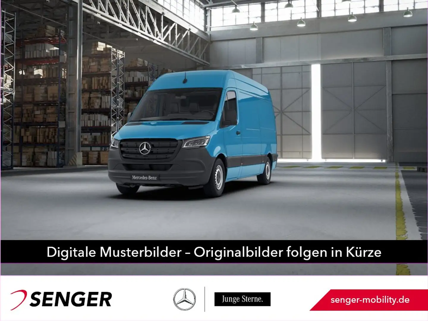 Mercedes-Benz Sprinter 317 CDI KA L2H2 MBUX LED Kamera DAB 9G Bleu - 1