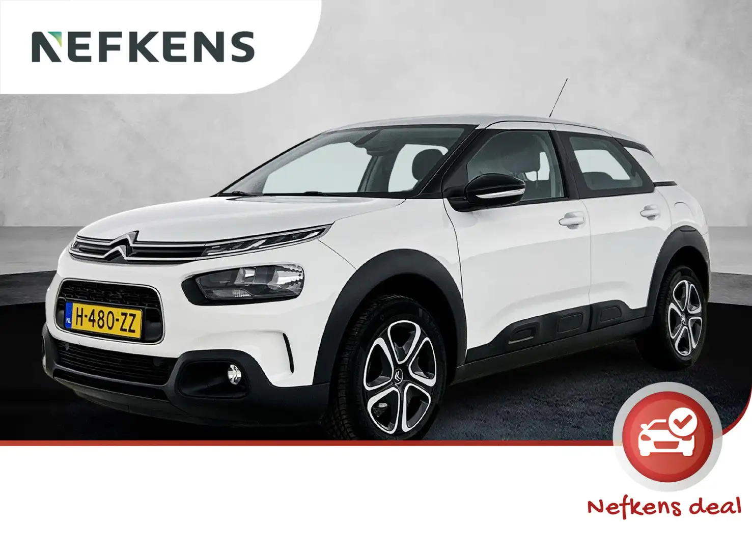 Citroen C4 Cactus Feel 110pk | Lage kilometerstand | Navigatie | Cli Wit - 1