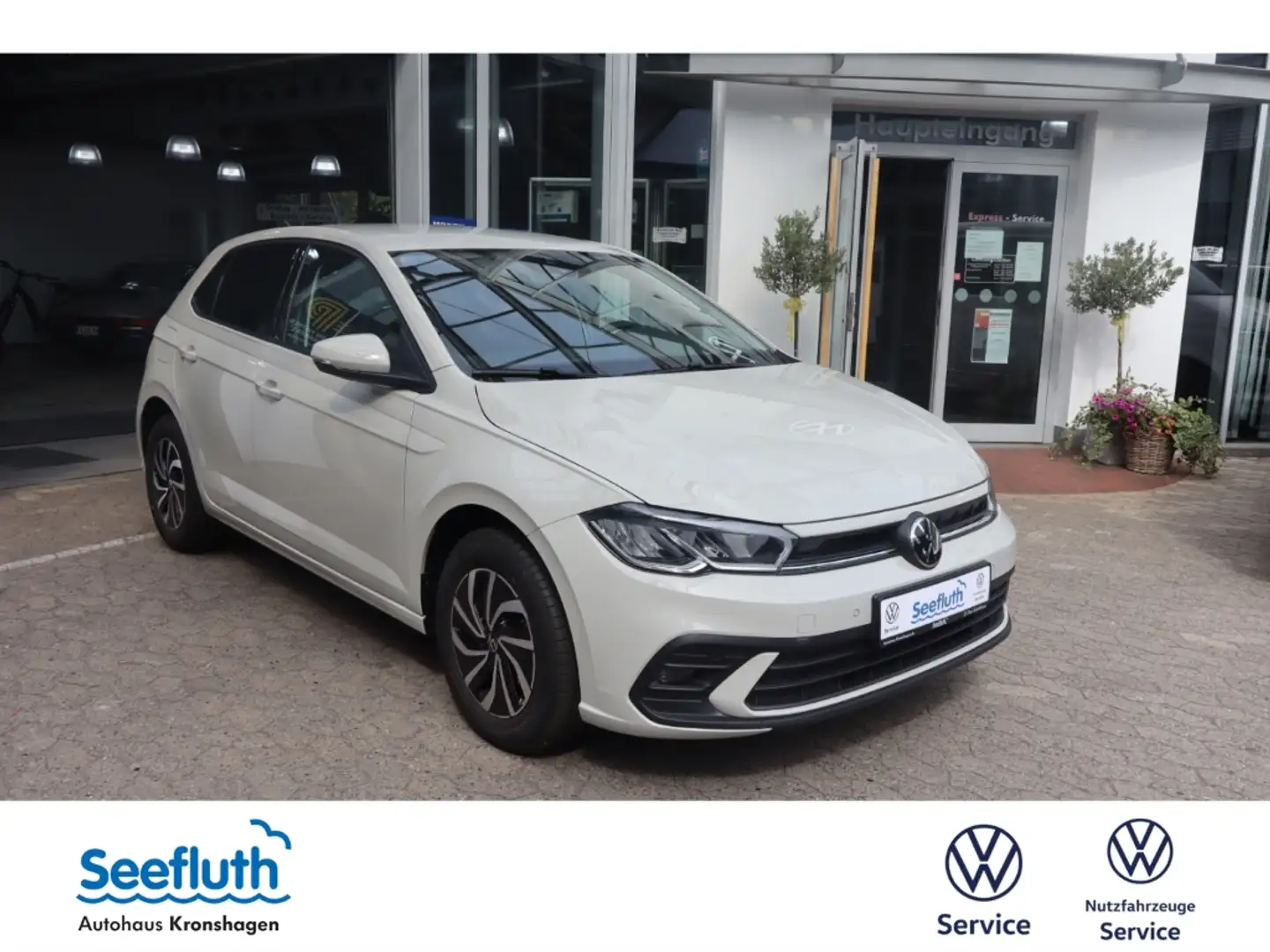 Volkswagen Polo 1.0 TSI Life DSG RFK Sitzhzg. IQ-Drive App-Connect Gris - 1