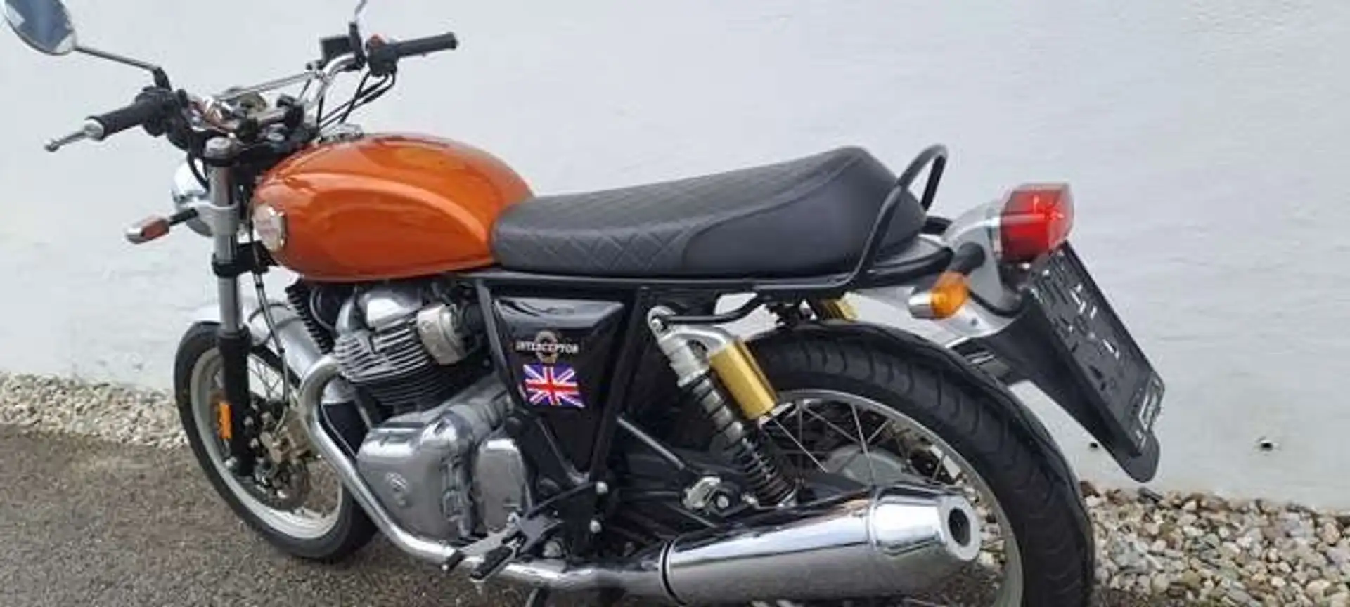 Royal Enfield Interceptor 650 EFI ABS Classic Bike Naranja - 2