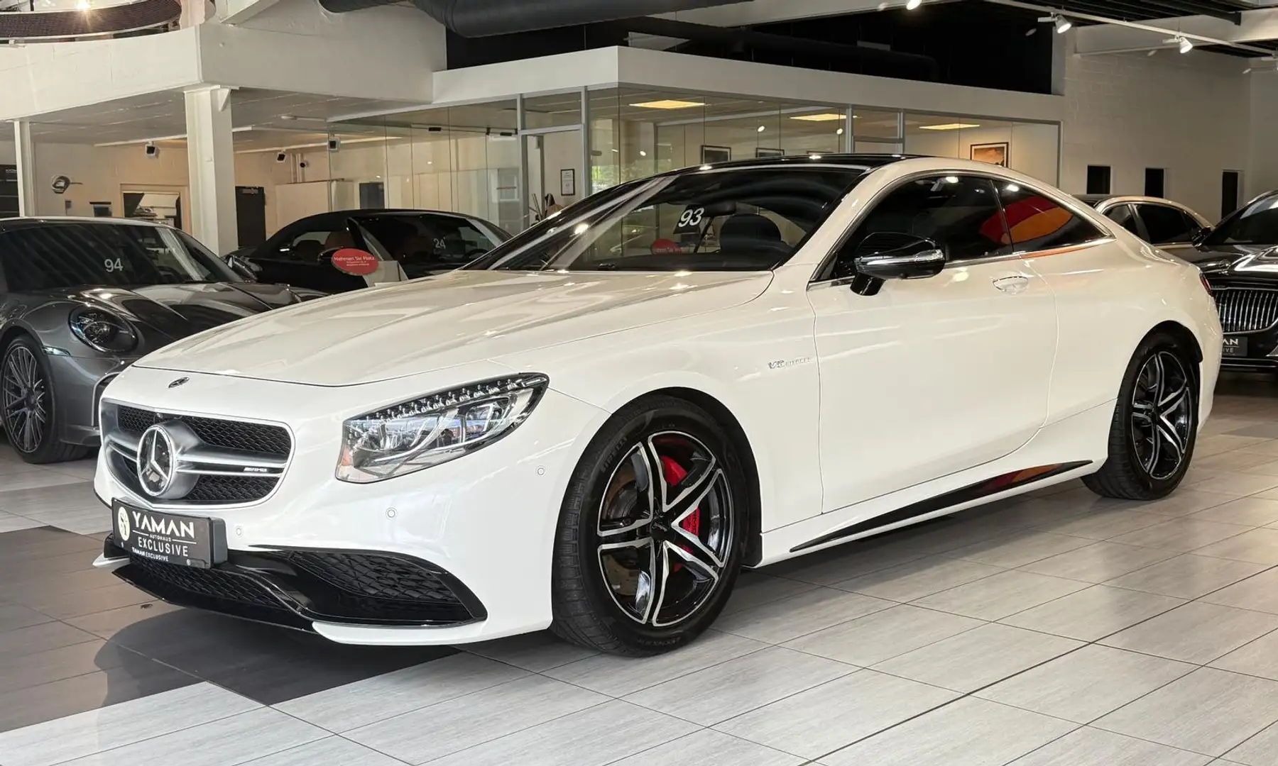 Mercedes-Benz S 63 AMG 4M Coupe*Pano-Magic Sky*HuD*StHzg*360°* Blanc - 1