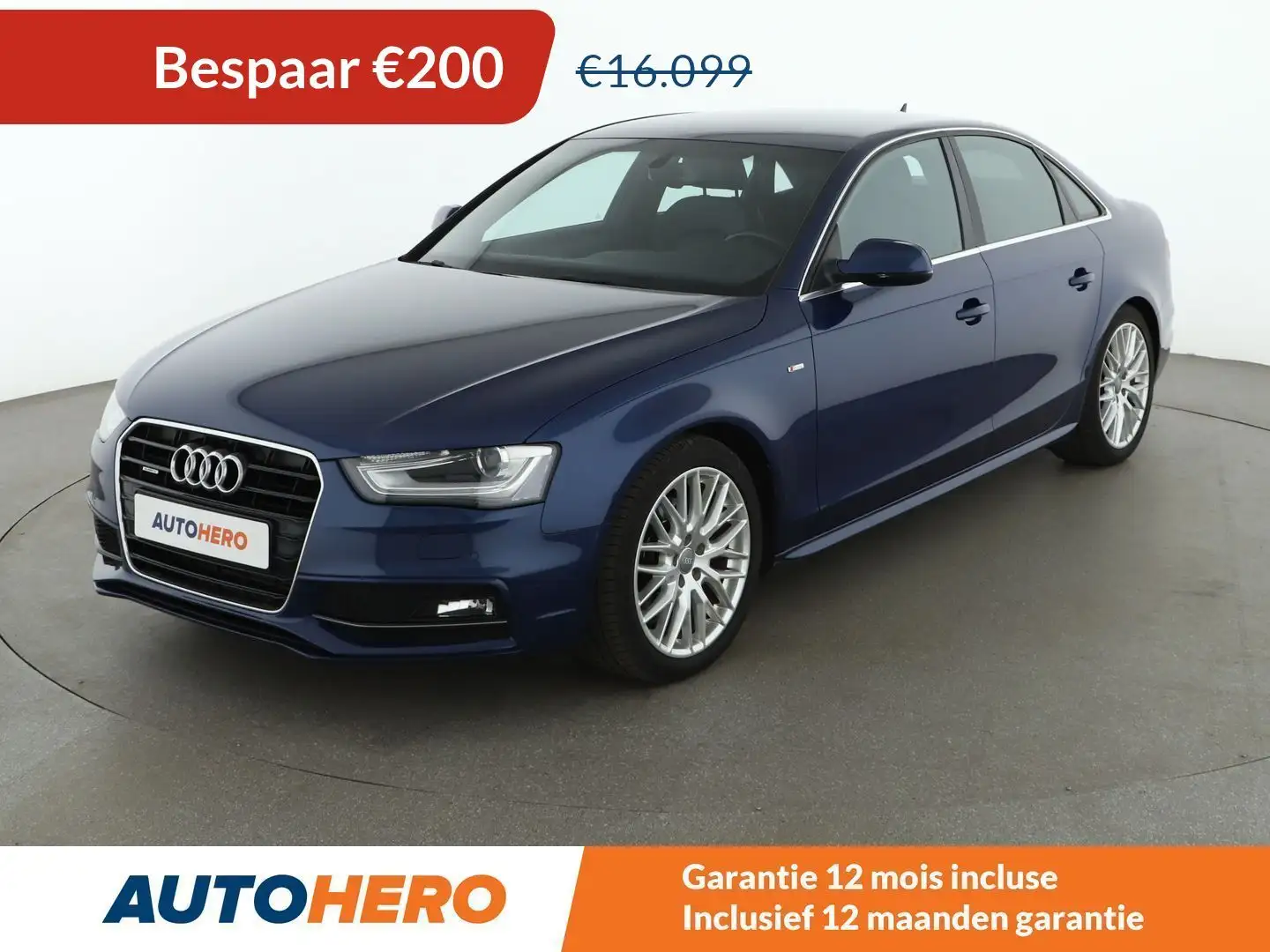 Audi A4 1.8 TFSI quattro S line Sportpaket plus Bleu - 1