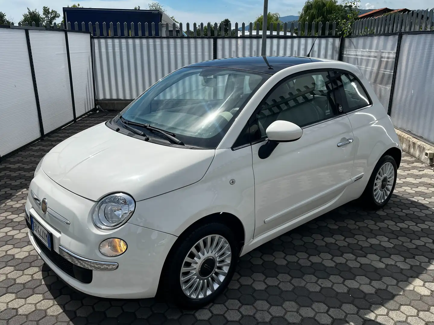 Fiat 500 500 1.2 easypower Lounge Gpl 69cv Bianco - 1