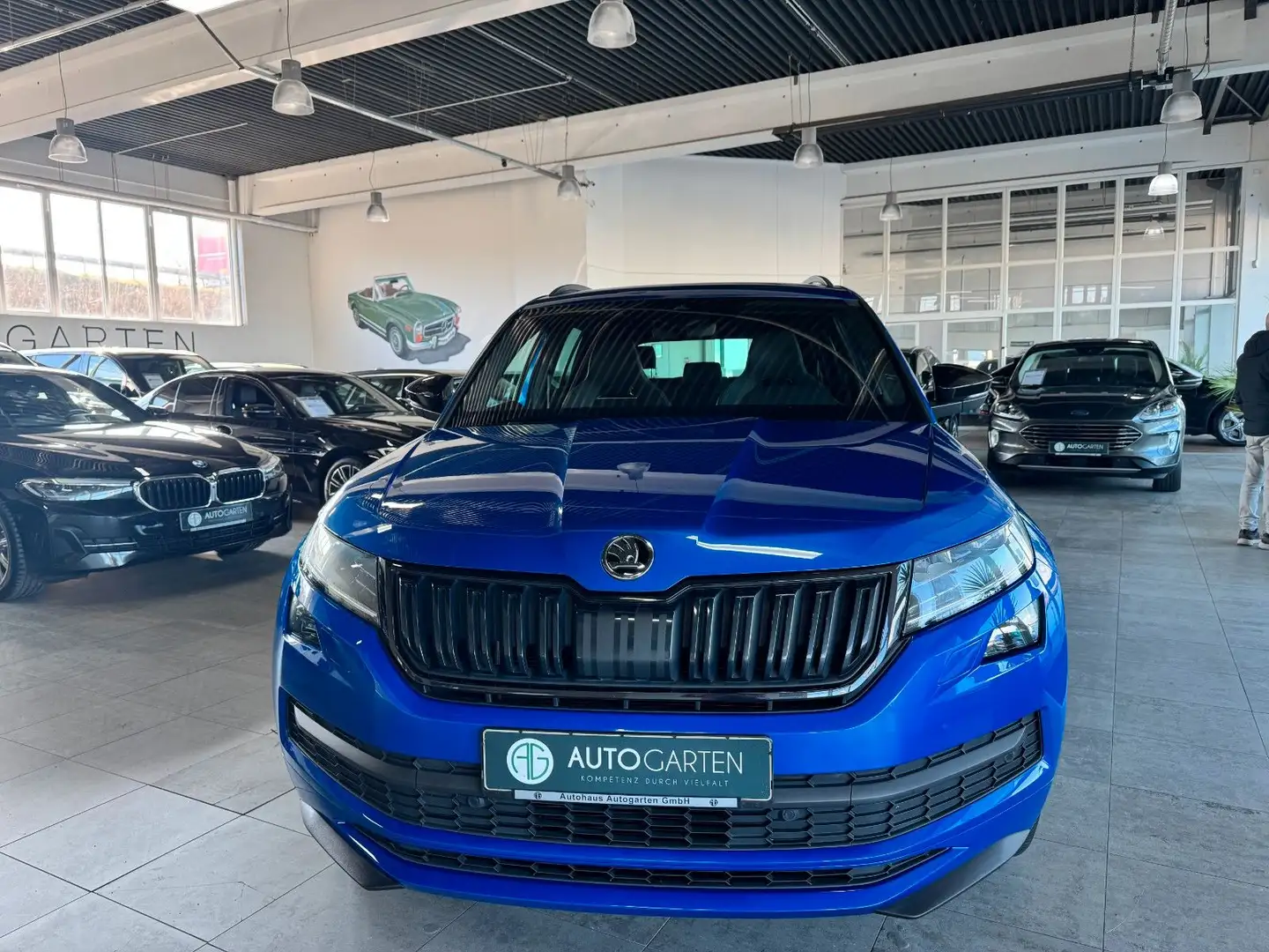 Skoda Kodiaq Sportline*Navi*Leder*Led Scheinw.*1.Hand Blue - 2