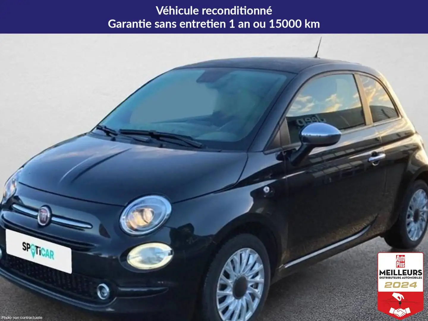 Fiat 500 1.0 70 ch hybride bsg s/s cult Gris - 1